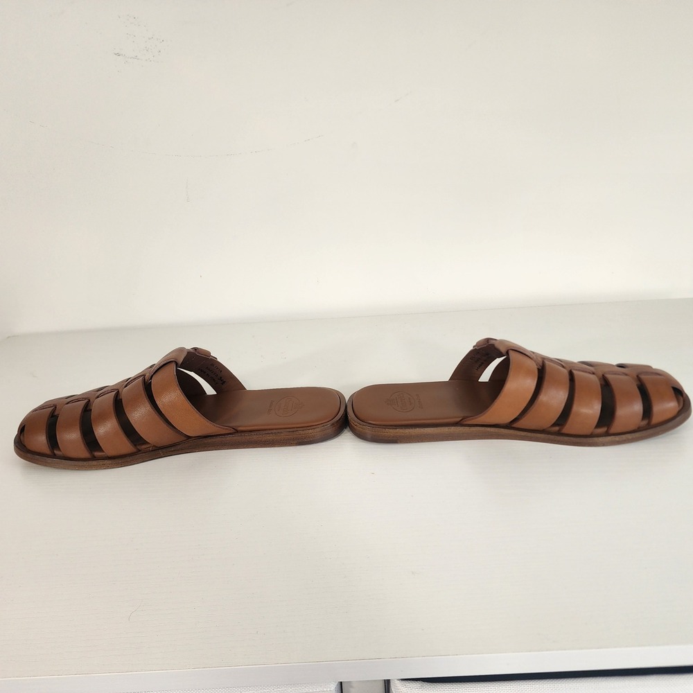 Church's Olivia Leather Fisherman Slide Sandals Brown EU 36.5 Italy summer‎ - Picture 4 of 13